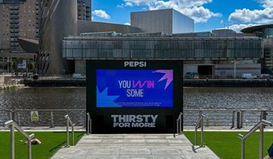 Cinema screen at The Quays
