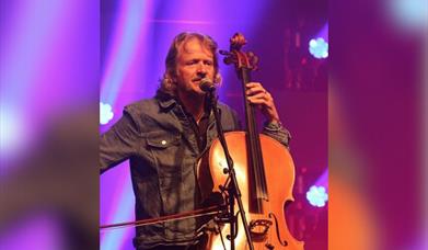 Ray Cooper playing cello