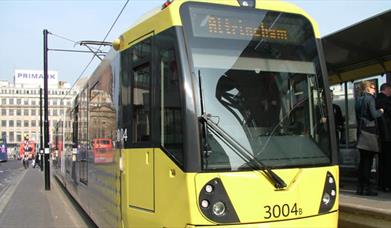 A Metrolink tram